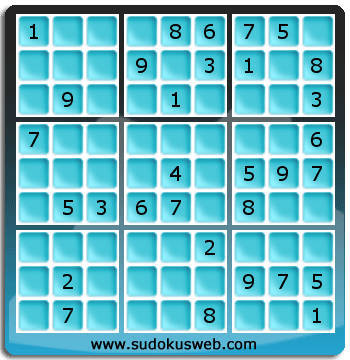 Sudoku von mittelmässiger höhe