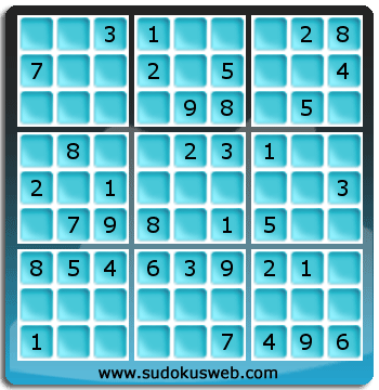 Sudoku von einfacher höhe