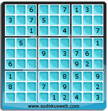 Sudoku von mittelmässiger höhe