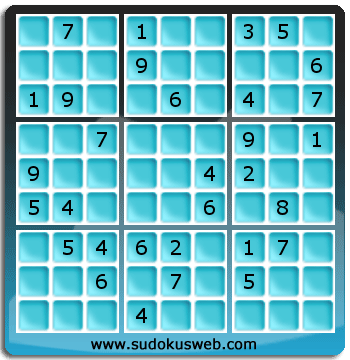 Sudoku von mittelmässiger höhe