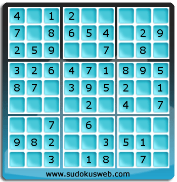 Sudoku de Nivel Muy Fácil