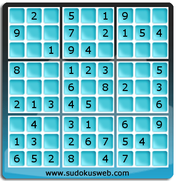 Sudoku de Niveau Très Facile Sudoku de Niveau Très Facile