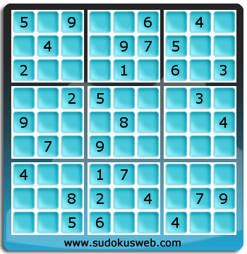 Sudoku von mittelmässiger höhe