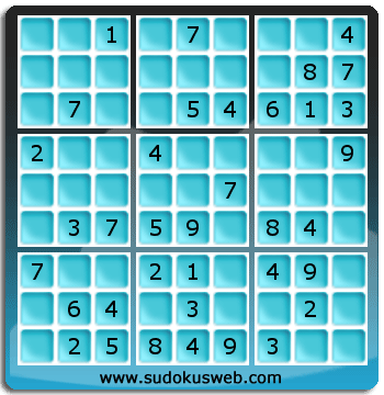 Sudoku von einfacher höhe