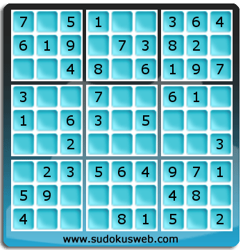 Sudoku de Nivel Muy Fácil Sudoku de Nivel Muy Fácil