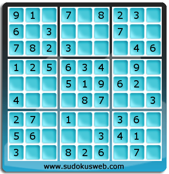 Nivel Muito Facil de Sudoku