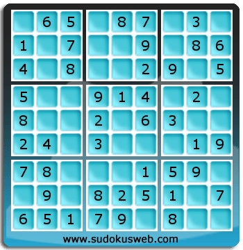 Sudoku de Nivel Muy Fácil Sudoku de Nivel Muy Fácil