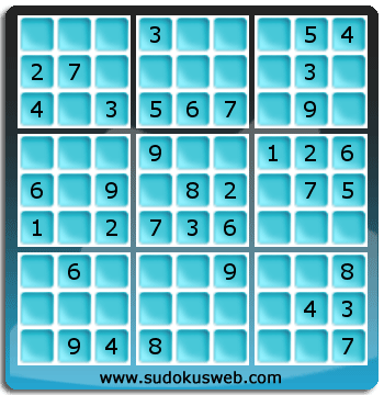 Sudoku de Nivel Fácil Sudoku de Nivel Fácil