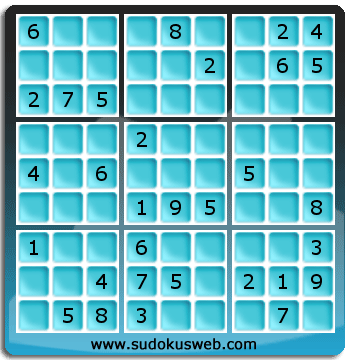 Sudoku von mittelmässiger höhe