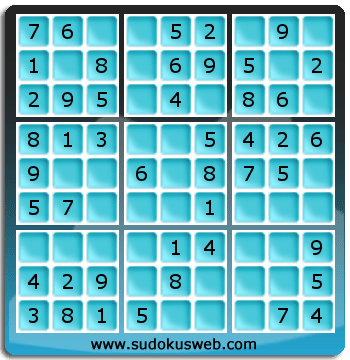 Sudoku de Nivel Muy Fácil