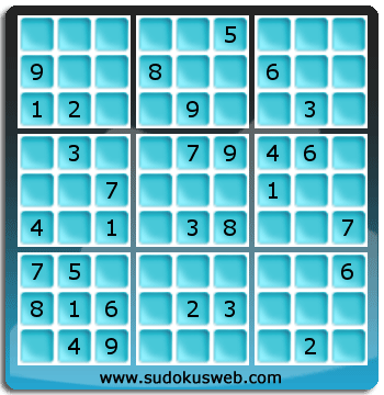 Sudoku von mittelmässiger höhe