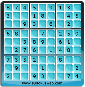 Sudoku de Niveau Très Facile