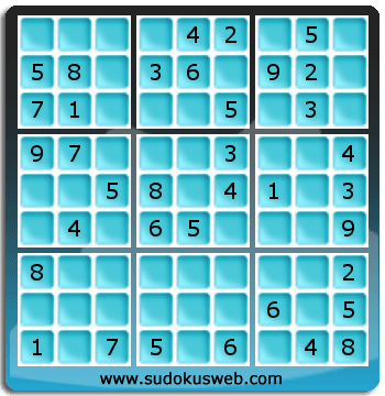Sudoku de Niveau Facile Sudoku de Niveau Facile