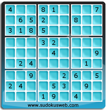 Sudoku von mittelmässiger höhe