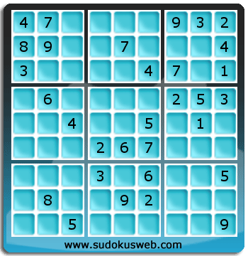 Sudoku von mittelmässiger höhe