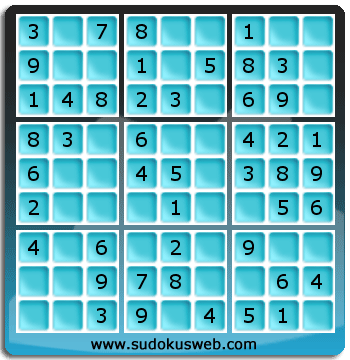 Nivel Muito Facil de Sudoku Nivel Muito Facil de Sudoku