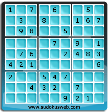 Nivel Facil de Sudoku Nivel Facil de Sudoku