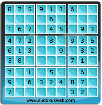 Nivel Muito Facil de Sudoku