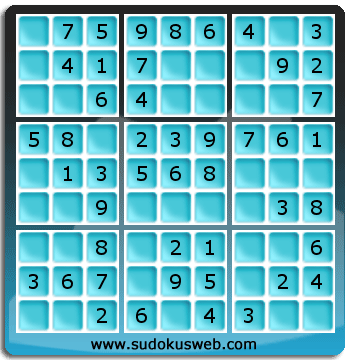 Sudoku de Niveau Très Facile Sudoku de Niveau Très Facile