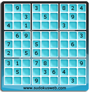 Sudoku von mittelmässiger höhe