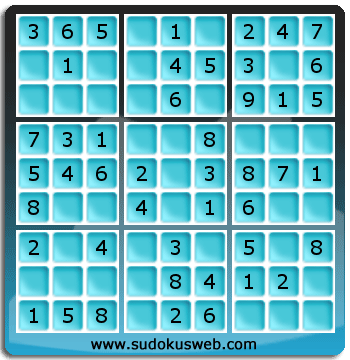 Sudoku de Niveau Très Facile