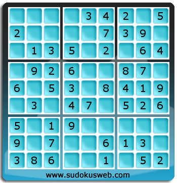 Nivel Muito Facil de Sudoku