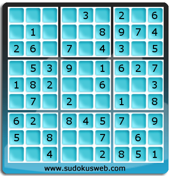 Sudoku de Niveau Très Facile Sudoku de Niveau Très Facile