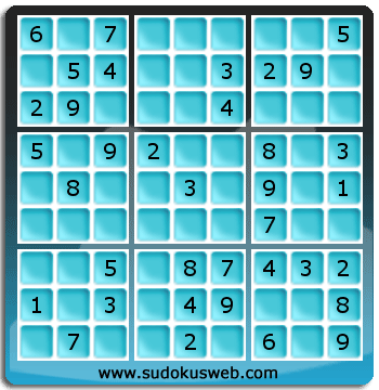 Sudoku von einfacher höhe