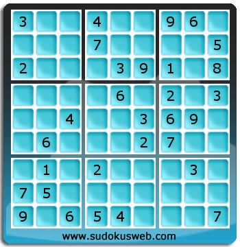 Sudoku von mittelmässiger höhe