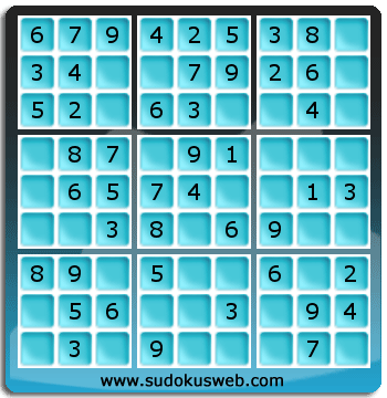 Sudoku de Niveau Très Facile Sudoku de Niveau Très Facile