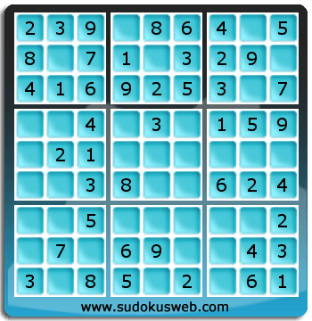 Sudoku de Nivel Muy Fácil