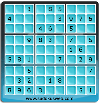 Sudoku de Niveau Facile Sudoku de Niveau Facile