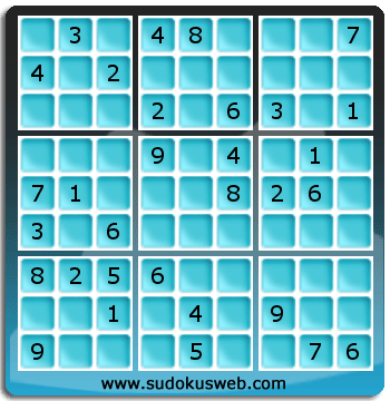 Sudoku von mittelmässiger höhe