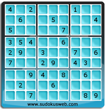 Sudoku von mittelmässiger höhe