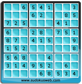 Sudoku de Niveau Très Facile Sudoku de Niveau Très Facile
