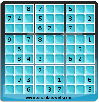 Sudoku von mittelmässiger höhe