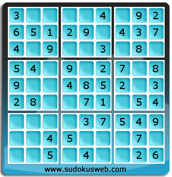 Sudoku de Nivel Muy Fácil Sudoku de Nivel Muy Fácil