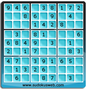 Nivel Muito Facil de Sudoku Nivel Muito Facil de Sudoku