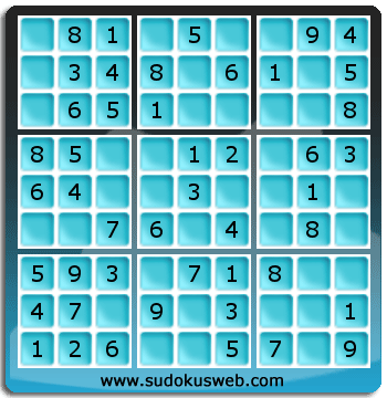 Sudoku de Nivell Molt Fàcil Sudoku de Nivell Molt Fàcil