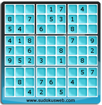 Sudoku von einfacher höhe