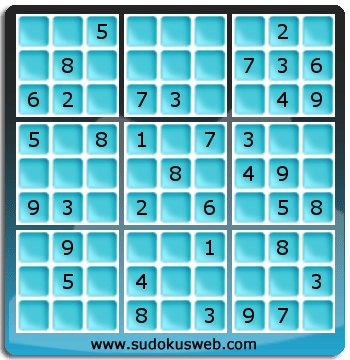 Sudoku von einfacher höhe