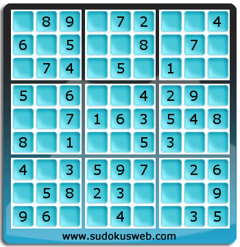 Sudoku de Nivell Molt Fàcil