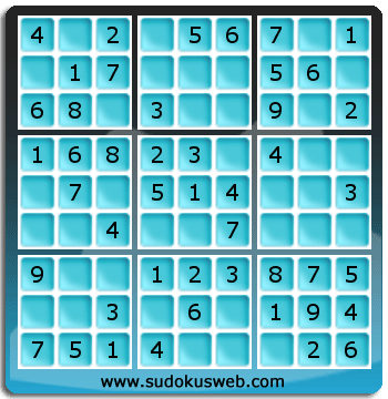 Sudoku de Niveau Très Facile Sudoku de Niveau Très Facile