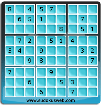 Sudoku von mittelmässiger höhe Sudoku von mittelmässiger höhe