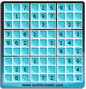 Sudoku von einfacher höhe