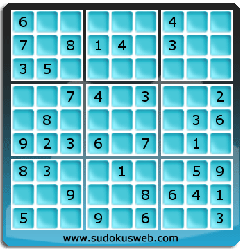 Sudoku von einfacher höhe