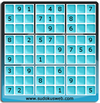 Sudoku von mittelmässiger höhe