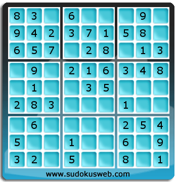 Sudoku de Nivell Molt Fàcil