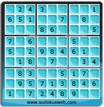 Sudoku de Nivel Muy Fácil Sudoku de Nivel Muy Fácil