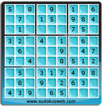 Sudoku de Niveau Très Facile Sudoku de Niveau Très Facile